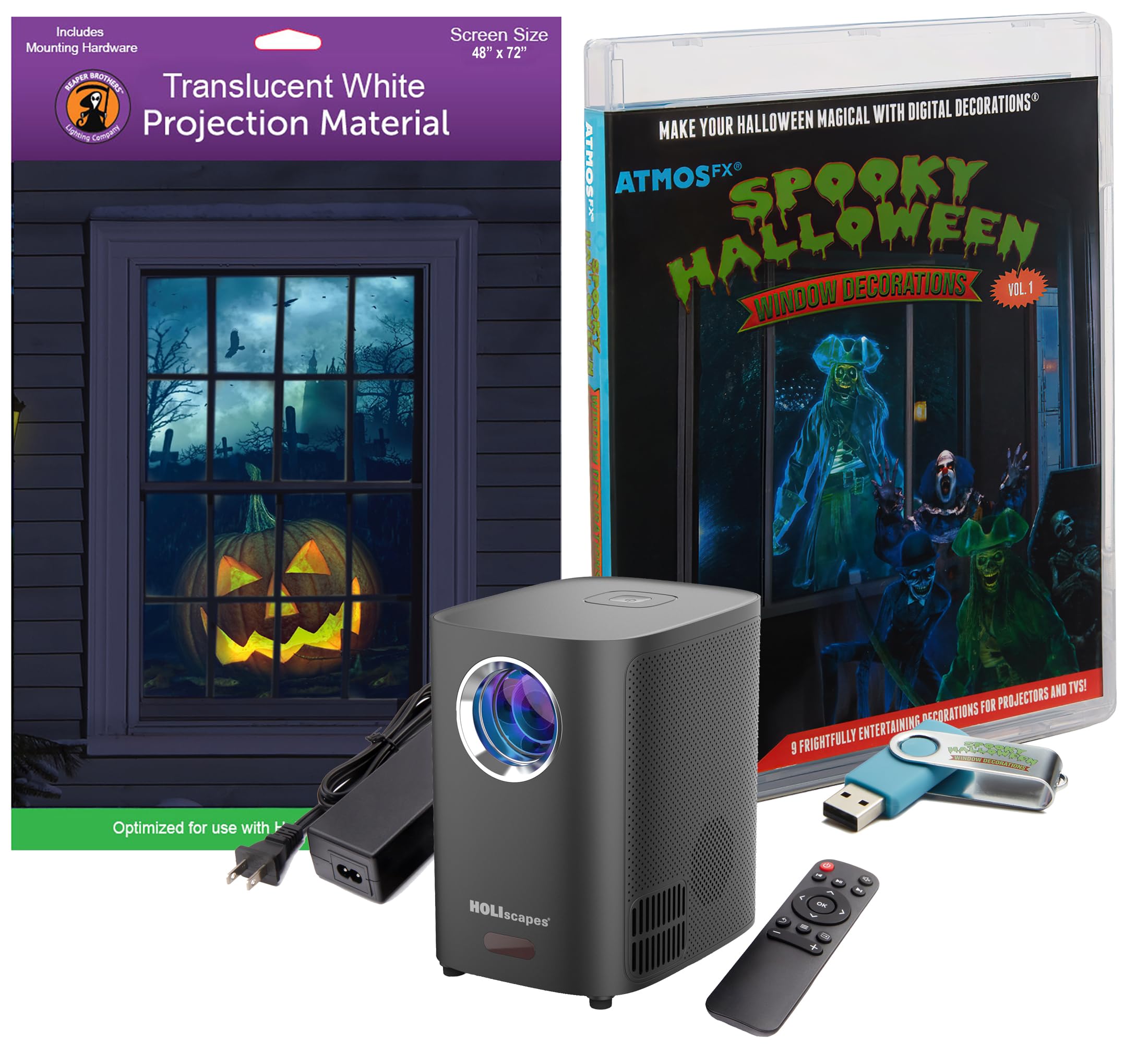 Amazon.com: Reaper Brothers Spooky Halloween Digital Decoration